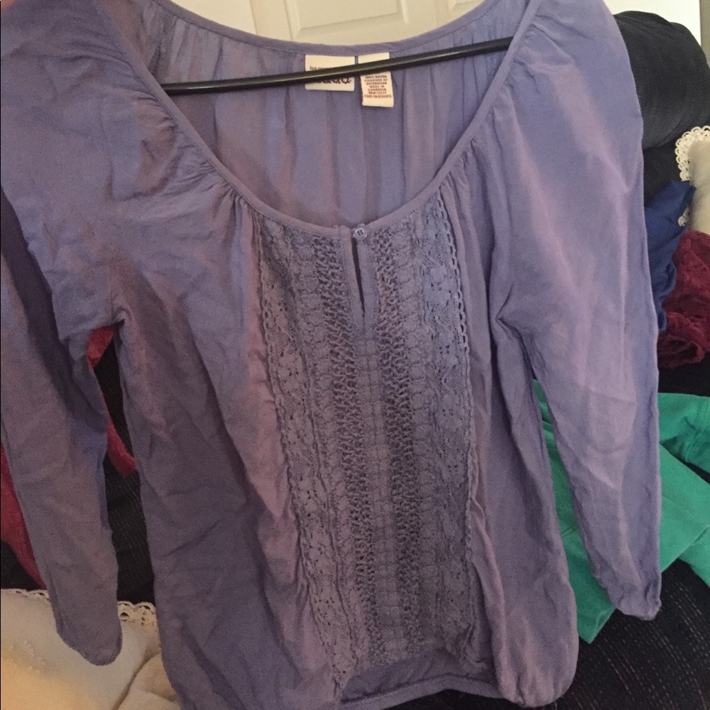 XS purple blouse